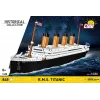 Zestaw konstrukcyjny Cobi R.M.S. Titanic model do złożenia, 848 elementów, kolekcjonerski model statku