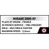 Cobi Mirage 2000-5F zestaw klocków konstrukcyjnych, seria Siły Zbrojne, 495 elementów, skala 1:48