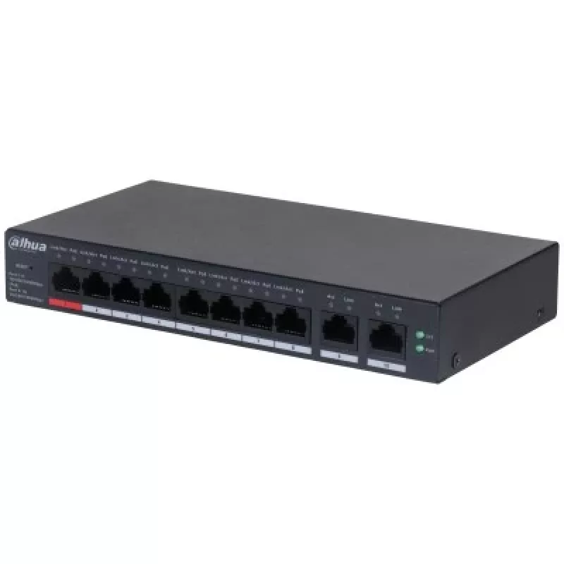 Switch DAHUA CS4010-8GT-110 PoE 10-portowy, 8 portów PoE