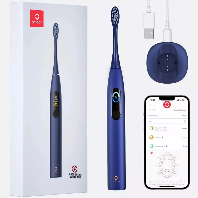 Sonic toothbrush Oclean X PRO niebieski