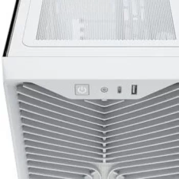 Obudowa PC Corsair 3200D RS, Midi-Tower, ATX, szkło hartowane - biała
