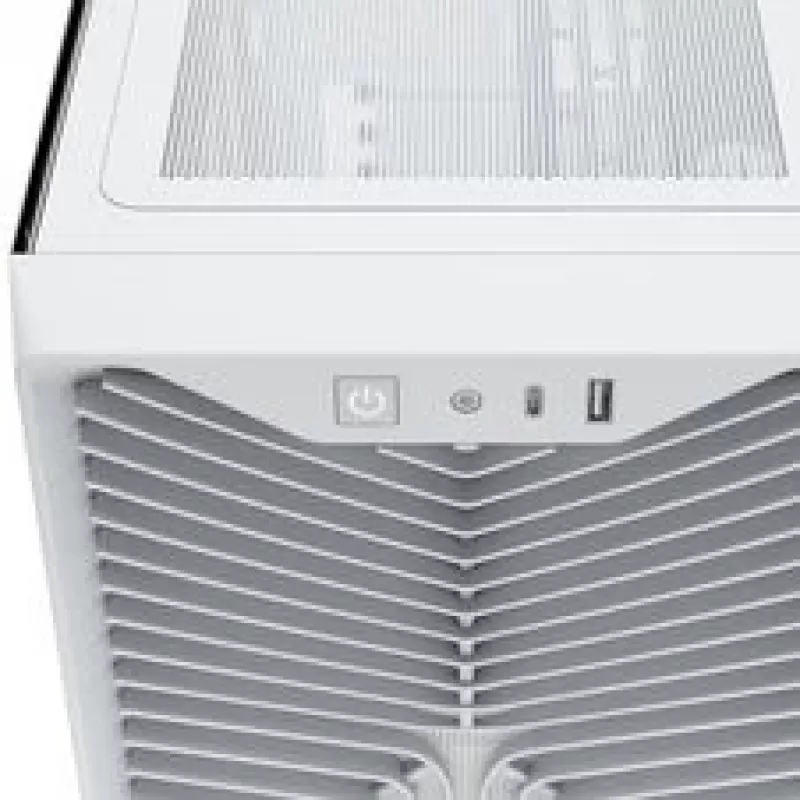 Obudowa PC Corsair 3200D RS, Midi-Tower, ATX, szkło hartowane - biała