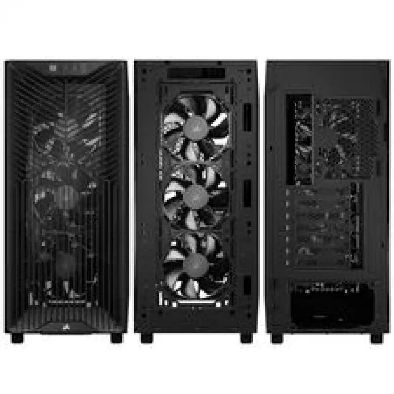 Obudowa PC Corsair 3200D RS, Midi-Tower, ATX, szkło hartowane - szary