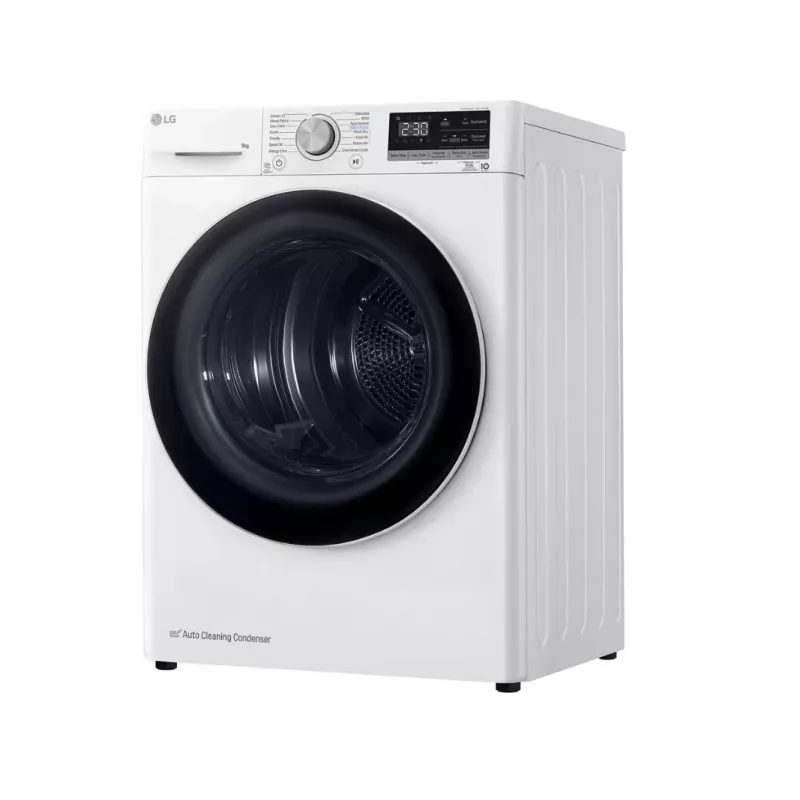 LG RH90V9AV4N, pompa ciepła, 9 kg, głębokość 66 cm - Suszarka do ubrań
