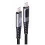 Kabel USB-C na USB-C ShiverPeaks BS14-59035 USB 2.0 0,5 m, pozłacane styki, ekranowany magnetycznie, czarny/szary