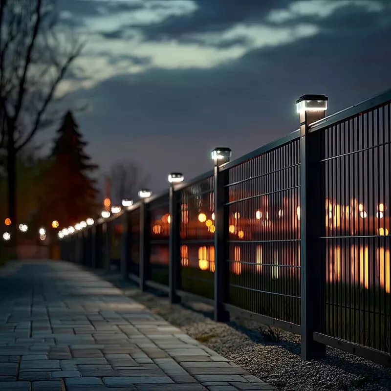 Lampa słupowa solarna LED GreenBlue, 60x40mm, czasza w kształcie koperty, 3200K, GB125 WW