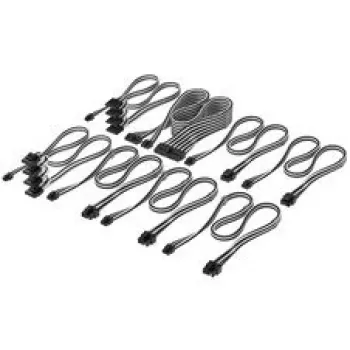 Corsair premium w oplocie DC kabel Pro Kit, do zasilacza Type-5 - czarny/biały