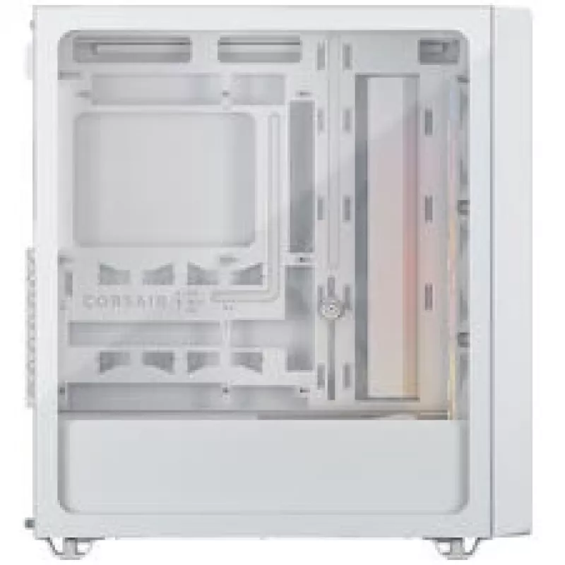 Obudowa PC Corsair 3200D RS ARGB, Midi-Tower, ATX, szkło hartowane - Biała