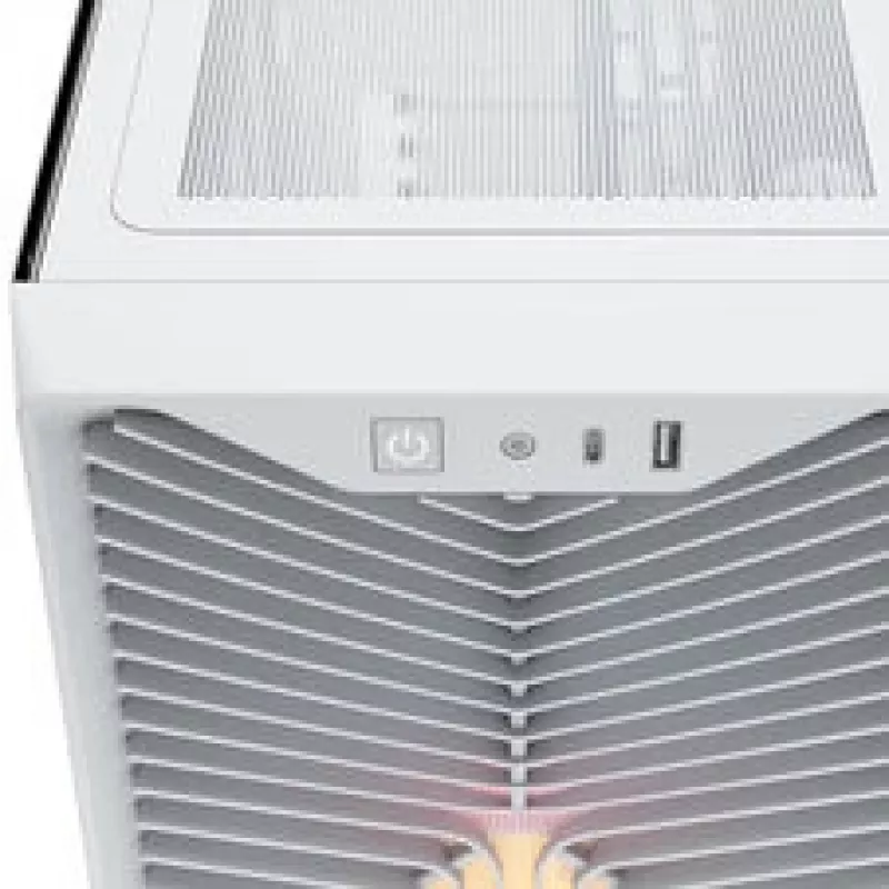Obudowa PC Corsair 3200D RS ARGB, Midi-Tower, ATX, szkło hartowane - Biała