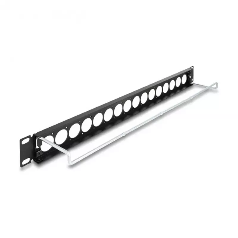 Patch Panel DeLOCK 19 inch D-Type 16 Port 1U Czarny Model 67058