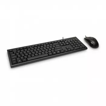 Klawiatura Inter-Tech KM-3149R z myszą w zestawie, domowa, USB, QWERTY