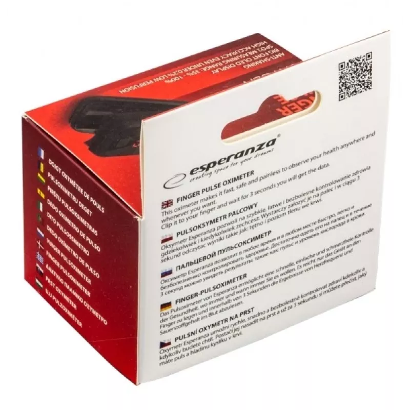 Pulsoksymetr Esperanza ECO001 Czarny