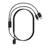 Kabel Pimax Crystal Light/Super 2-w-1 DisplayPort i USB, czarny, 5 m