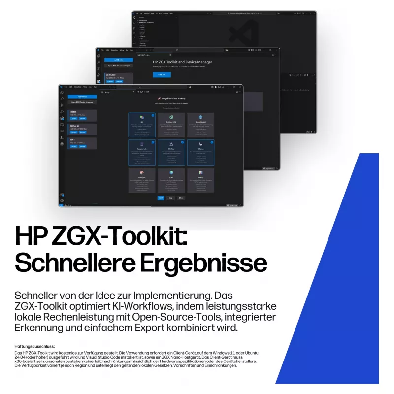 HP ZGX NANO G1n AI Mini GB10 z Nvidia Czarnywell, 128 GB RAM, 2 TB SSD, DGX WLAN