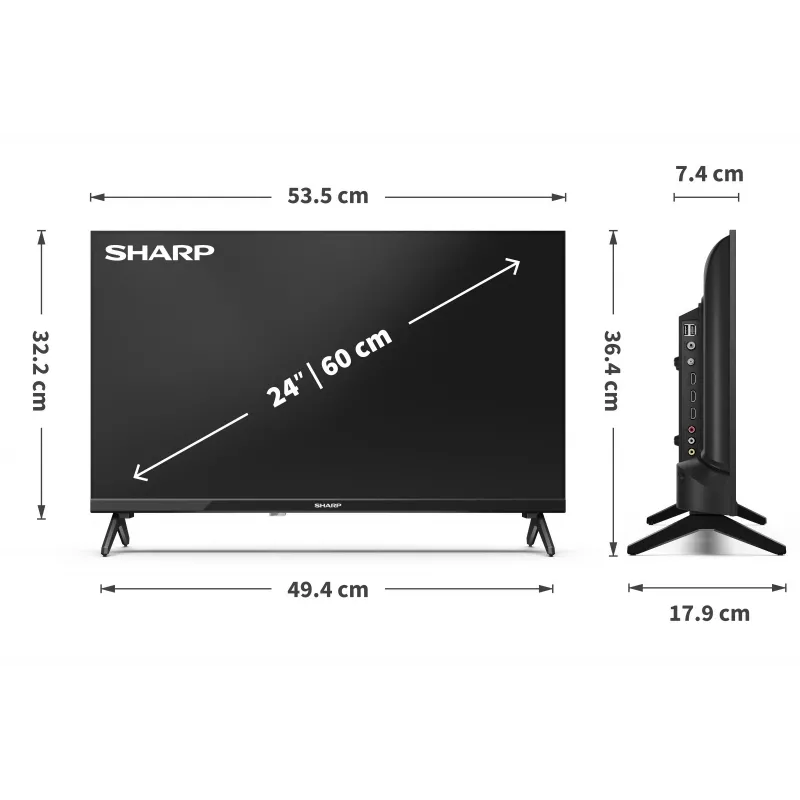 TV LED 24 cale 24HA1405E