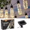 Girlanda ogrodowa solarna Extralink, długość 2 + 1,8 m, Lux 10 diod LED w ciepłej bieli