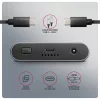 Zewnętrzna obudowa AXAGON EEM2-20GD USB-C 20 Gb/s na dwa dyski M.2 NVMe z sprzętowym klonowaniem