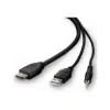Kabel KVM Belkin F1DN1CCBL — HDMI do USB A/B z audio, porty USB dla klawiatury i myszy, 3 m