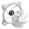 XPG HURRICANE 120 ARGB PWM biały, Wentylator, 12 cm, 600 RPM, 2000 RPM, Biały