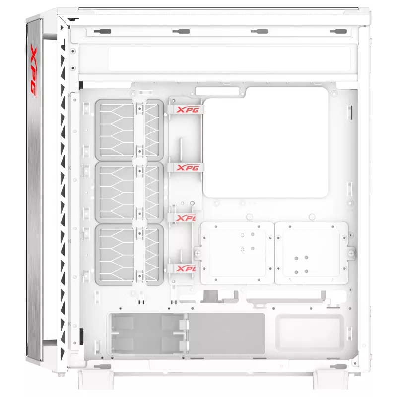 XPG BATTLECRUISER II ST Mid-Tower biały, Midi Tower, PC, Biały, ATX, EATX, micro ATX, Mini-ITX, Stal nierdzewna, Gaming