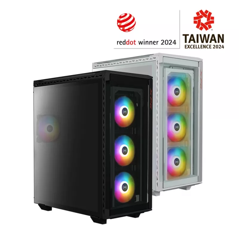 XPG BATTLECRUISER II ST Mid-Tower biały, Midi Tower, PC, Biały, ATX, EATX, micro ATX, Mini-ITX, Stal nierdzewna, Gaming