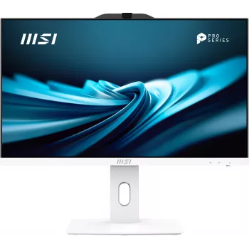All-in-One PC MSI Pro AP242P 14M-691EU — 23,8 cali FHD IPS, Intel Core i5-14400, 16 GB DDR5, 512 GB SSD, Windows 11 Pro, Wi‑Fi 6E, biały