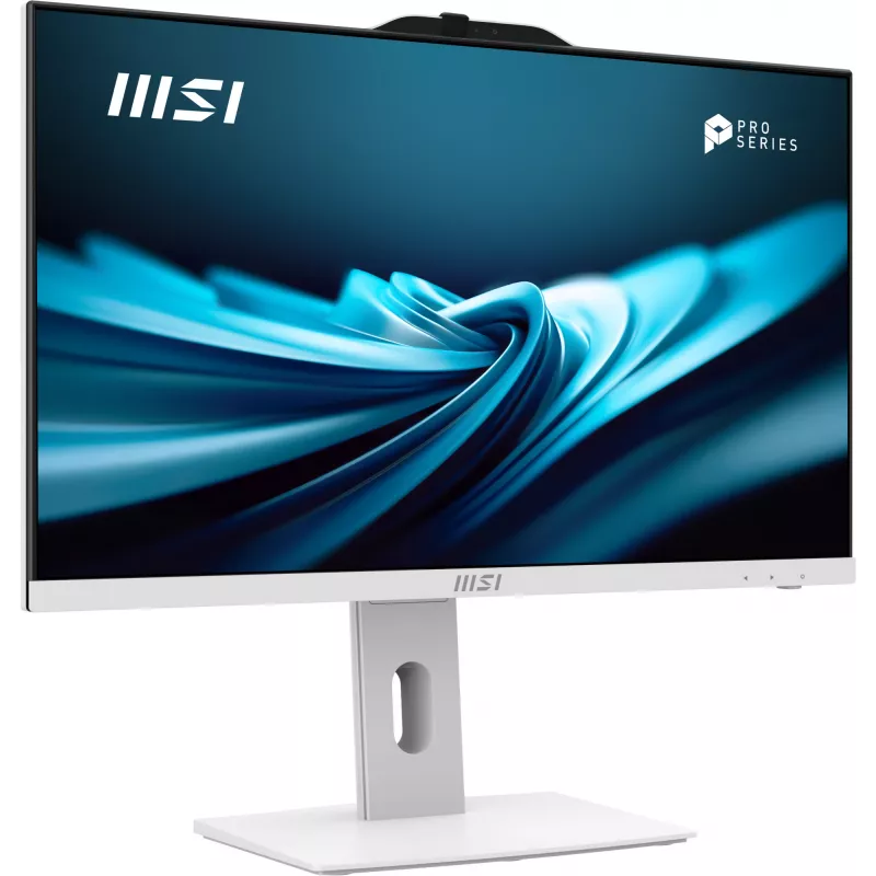 All-in-One PC MSI Pro AP242P 14M-691EU — 23,8 cali FHD IPS, Intel Core i5-14400, 16 GB DDR5, 512 GB SSD, Windows 11 Pro, Wi‑Fi 6E, biały