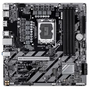 Płyta główna GIGABYTE B860M D3W – procesory Intel Core Ultra Series CPU, 4+1+2 fazy VRM, DDR5 do 9066 MHz, 2xPCIe 4.0 M.2, LAN 1GbE, USB 3.2 Gen 1