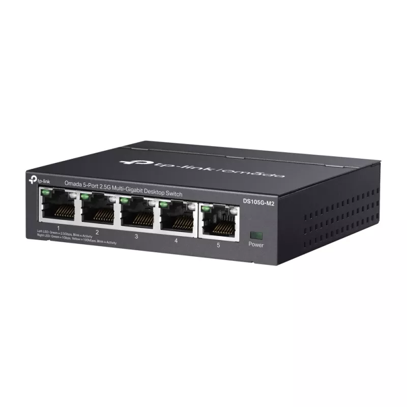 TP-Link Omada DS105G-M2 przełącznik sieciowy Niezarządzalny 2.5G Ethernet (100/1000/2500) Czarny