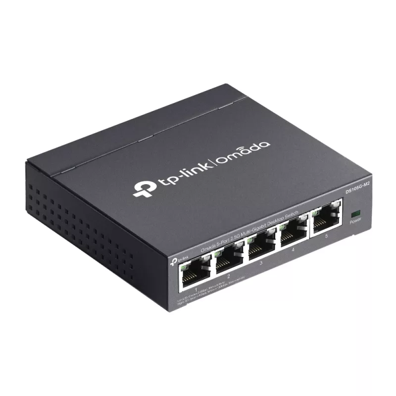 TP-Link Omada DS105G-M2 przełącznik sieciowy Niezarządzalny 2.5G Ethernet (100/1000/2500) Czarny