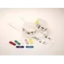 Zaciski Zebra do opasek QuickClip, czerwone, 275 szt.