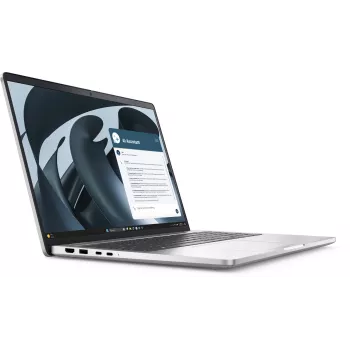 DELL Pro 16 Plus PB16255 Copilot+ PC AMD Ryzen™ AI 7 350 Laptop 40.6 cm (16 cali) Full HD+ 32 GB LPDDR5x-SDRAM 512 GB SSD Wi-Fi 7 (802.11be) Windows 11 Pro Niemiecki Platynowy, Srebrny