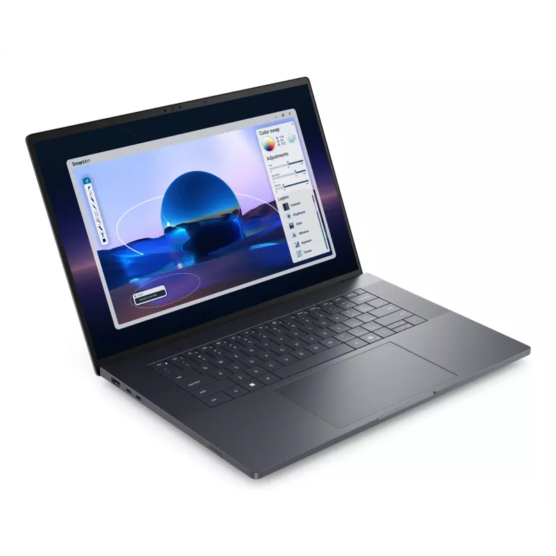 DELL Pro Max 16 Premium MA16250 Intel Core Ultra 7 265H Mobilna stacja robocza 40,6 cm (16 cali) Full HD+ 32 GB LPDDR5x-SDRAM 1 TB SSD NVIDIA RTX PRO 1000 Czarnywell Wi-Fi 7 (802.11be) Windows 11 Pro Niemiecki Czarny