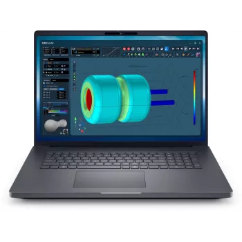 DELL Pro Max 18 Plus MB18250 Intel Core Ultra 9 285HX Mobilna stacja robocza 45,7 cm (18 inch) Quad HD+ 64 GB DDR5-SDRAM 1 TB SSD NVIDIA RTX PRO 3000 Czarnywell Wi-Fi 7 (802.11be) Windows 11 Pro Niemiecki Czarny