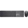 DELL Pro 7 cienki KM726 klawiatura Mysz w zestawie Dom/Biuro RF Wireless + Bluetooth QWERTZ niemiecki Czarny