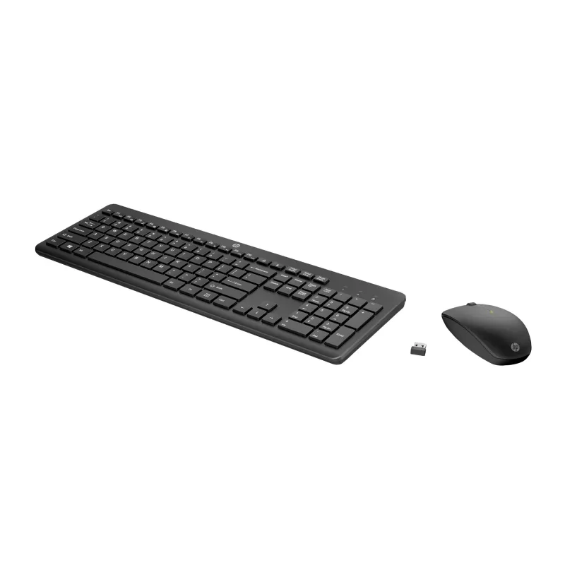 HP 230 Wireless mysz and klawiatura Combo, Czarny, mysz included