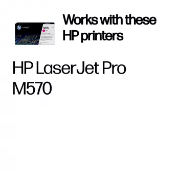 Oryginalna magenta kaseta z tonerem HP 507A LaserJet