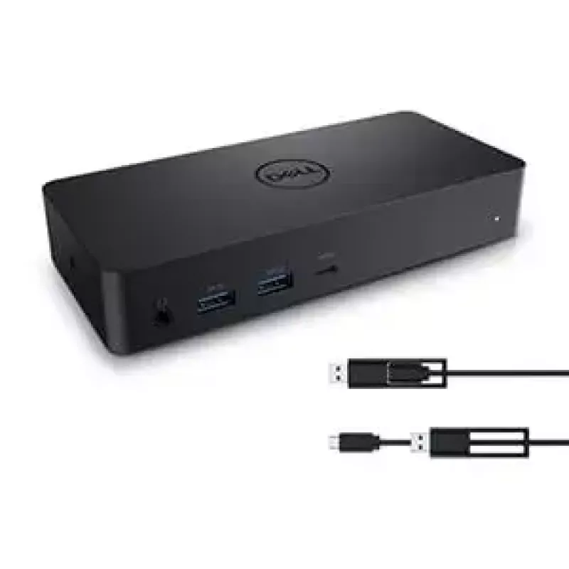 DELL D6000 Przewodowa stacja dokująca USB 3.2 Gen 1 (3.1 Gen 1) Type-C Czarna