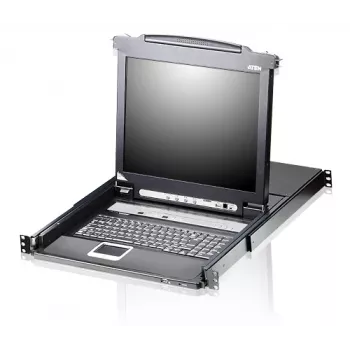 ATEN CL5708N konsola rackowa 48,3 cm (19″) Czarna 1U
