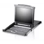ATEN CL5708N konsola rackowa 48,3 cm (19″) Czarna 1U