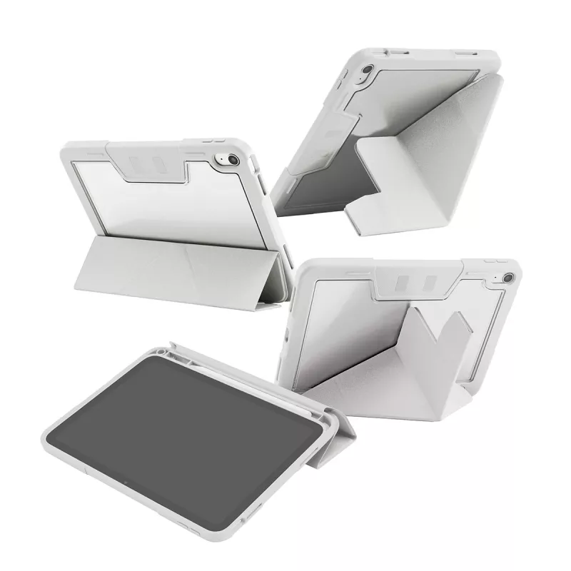 Etui ochronne PanzerGlass CARE Essential do iPada 11 cali (2025–2026) w kolorze Light Gray, model CR43626