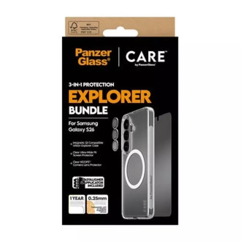 PanzerGlass CARE 3-in-1 do Samsung Galaxy S (2026) – PanzerGlass