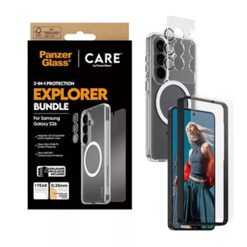 PanzerGlass CARE 3-in-1 do Samsung Galaxy S (2026) – PanzerGlass