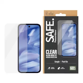 PanzerGlass SAFE. by ® Ochrona ekranu Google Pixel 10a 5G | Ultra-Wide Fit