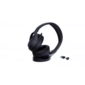 Yealink BH78 Headset Wired & Wireless Head-band Calls/Music USB Type-C / USB Type-A Bluetooth Charging stand Czarny