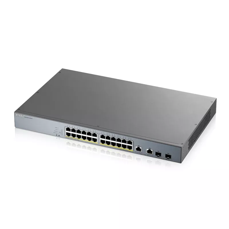 Zyxel GS1350-26HP-EU0101F przełącznik sieciowy zarządzalny L2 Gigabit Ethernet (10/100/1000) Power over Ethernet (PoE) szary