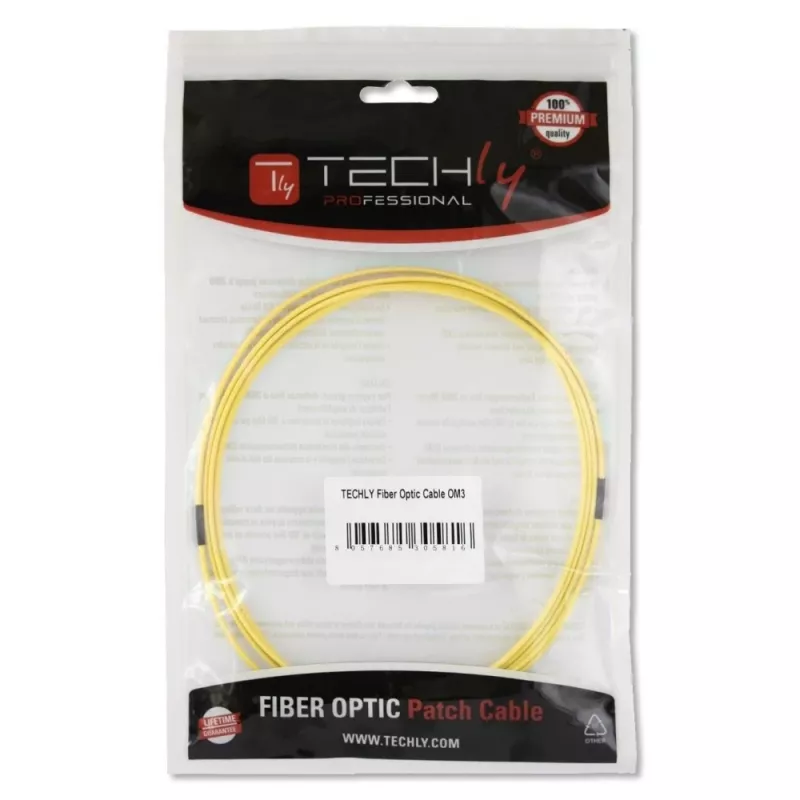 Kabel światłowodowy Techly SC/SC Monomode 9/125 OS2 5m