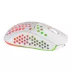 Mars Gaming MMW3W, Bezprzewodowa mysz gamingowa, RGB Flow, Ultralekka 79 g, 3200 DPI, Biała