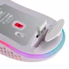 Mars Gaming MMW3W, Bezprzewodowa mysz gamingowa, RGB Flow, Ultralekka 79 g, 3200 DPI, Biała