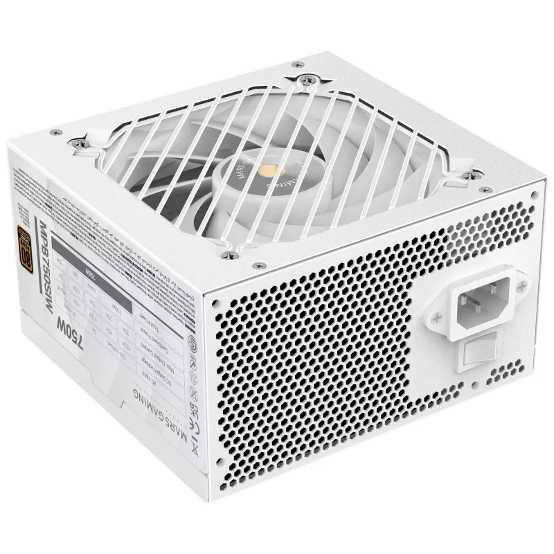 Mars Gaming MPB750SIW zasilacz 750 W 24-pin ATX ATX Biały